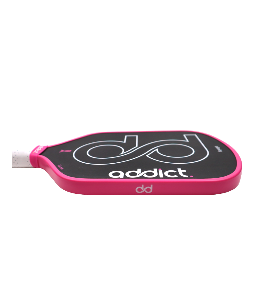 Addict Infinity 8 Pink Fight Pickleball Paddle (Black)