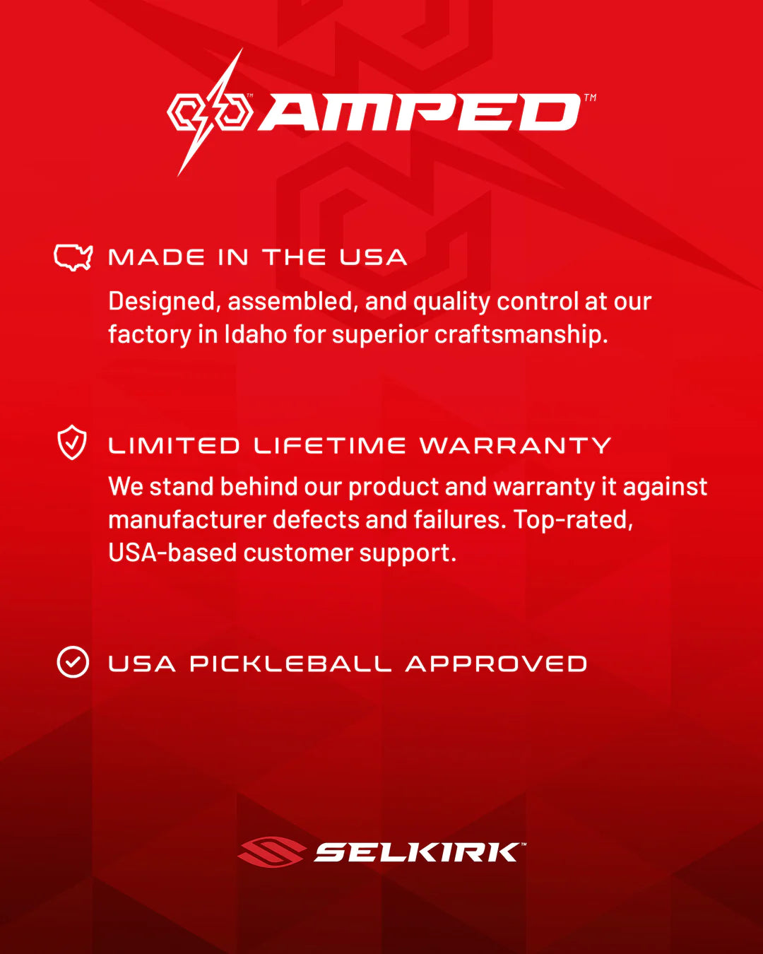 Selkirk Amped Epic Pickleball Paddles