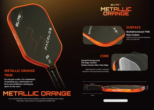 Facolos Elite X – Metallic Orange Limited Edition