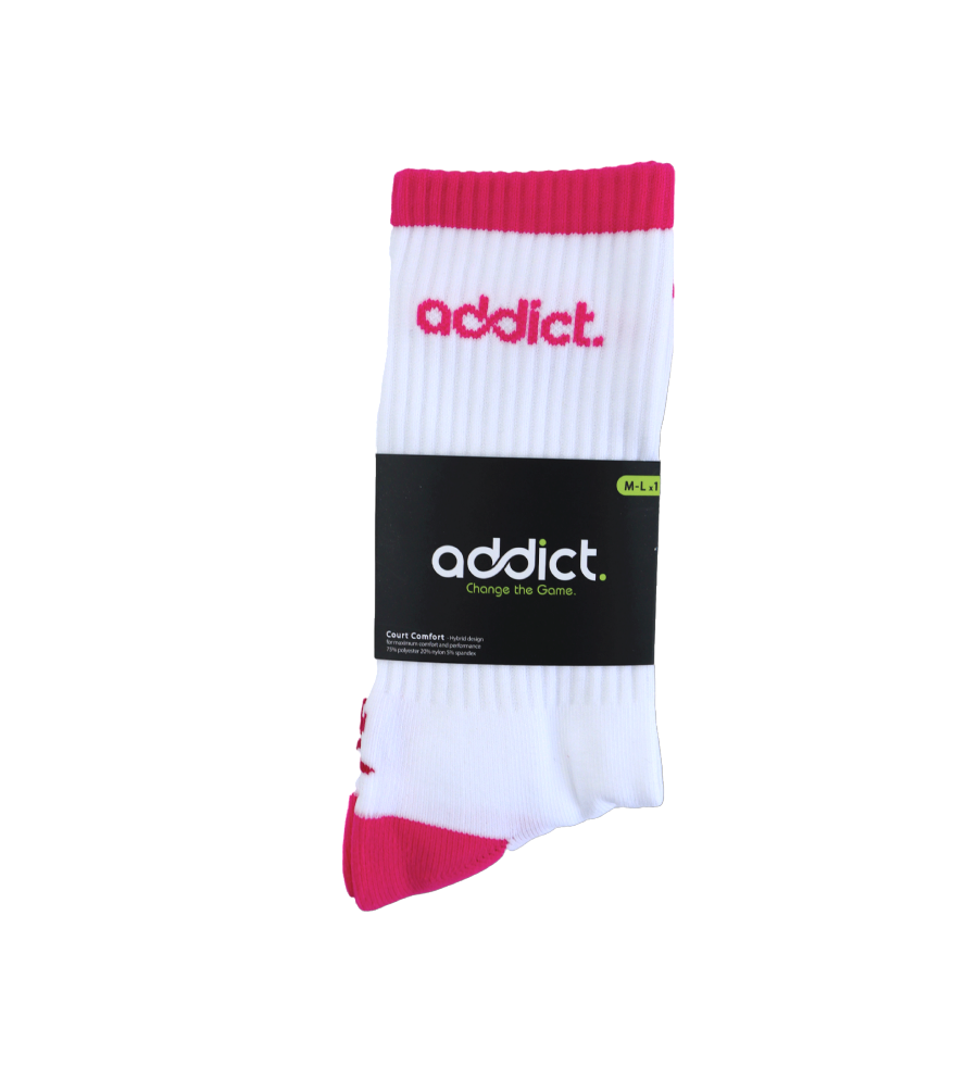 Addict Pickleball Crew Socks | Court Comfort +