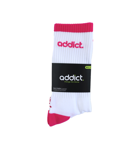 Addict Pickleball Crew Socks | Court Comfort +